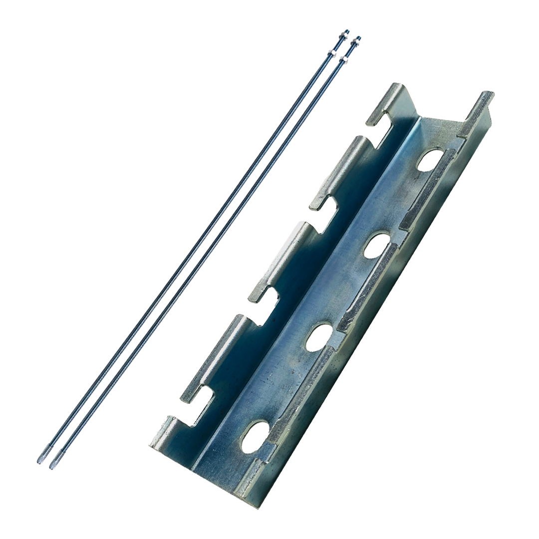 KIT DE ANCLAJE NEWLINK P/TECHO DE 4"(2 VARILLA DE 1MT, 4 TUERCAS, 2 EXPANSOR, 1 SOPORTE) ESCALERILLA