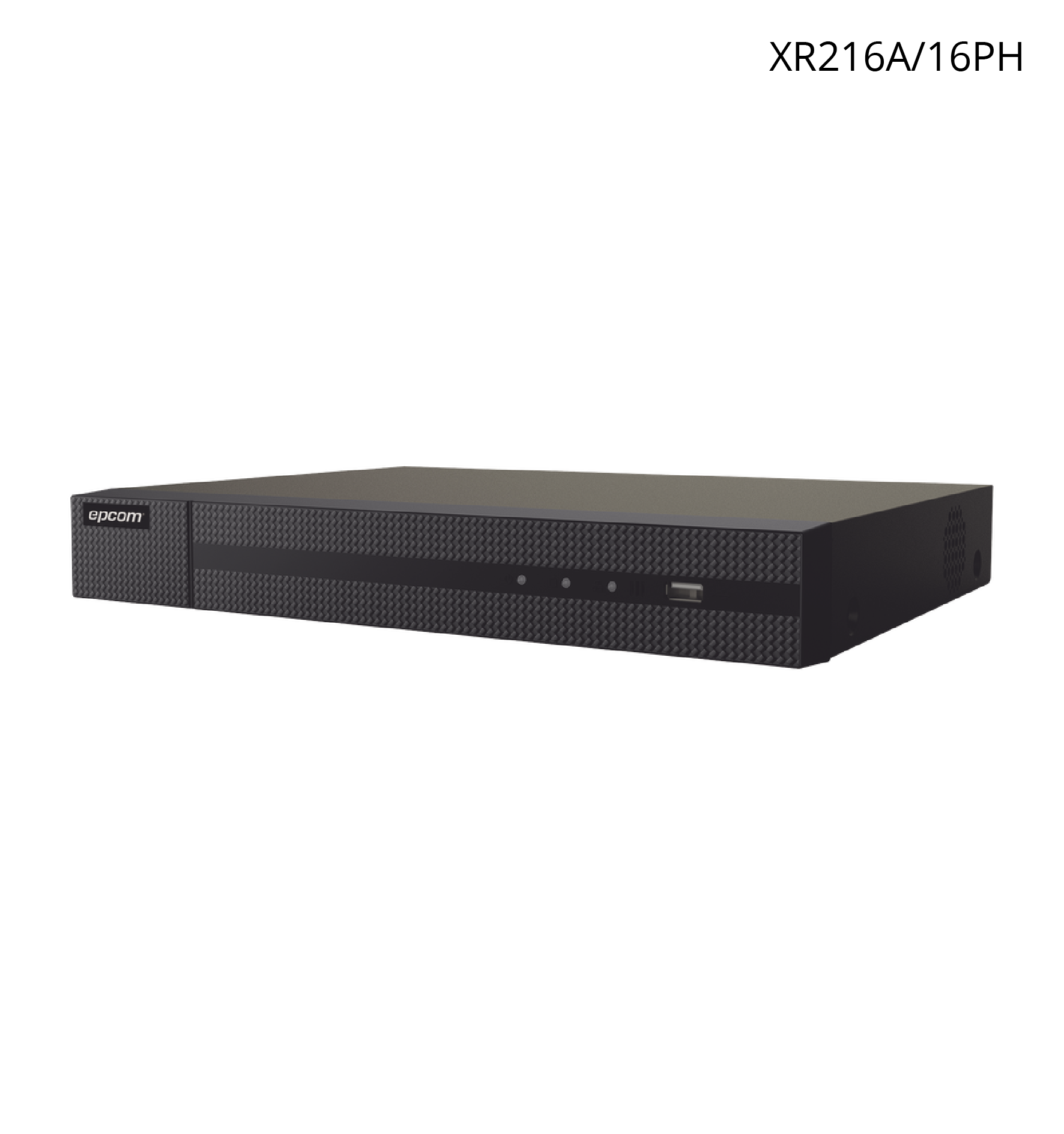 NVR Epcom de 8MP, 16 Canales IP, 16 Puertos POE + 2 Bahías de Disco Duro, HDMI en 4K.