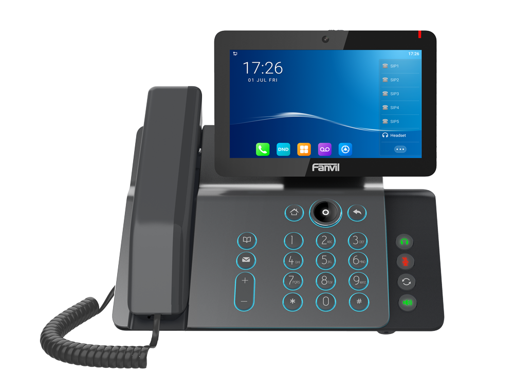 VIDEOTELEFONO IP INTELIGENTE FANVIL, ANDROID 9.0, 20 LINEAS SIP, POE, WIFI INTEGRADO, CAMARA 5MP