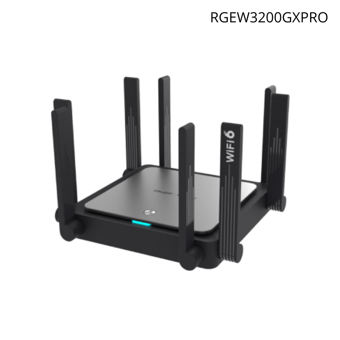 Router Ruijie mesh gigabit de doble banda WiFi 6 de 3200 M RGEW3200GXPRO