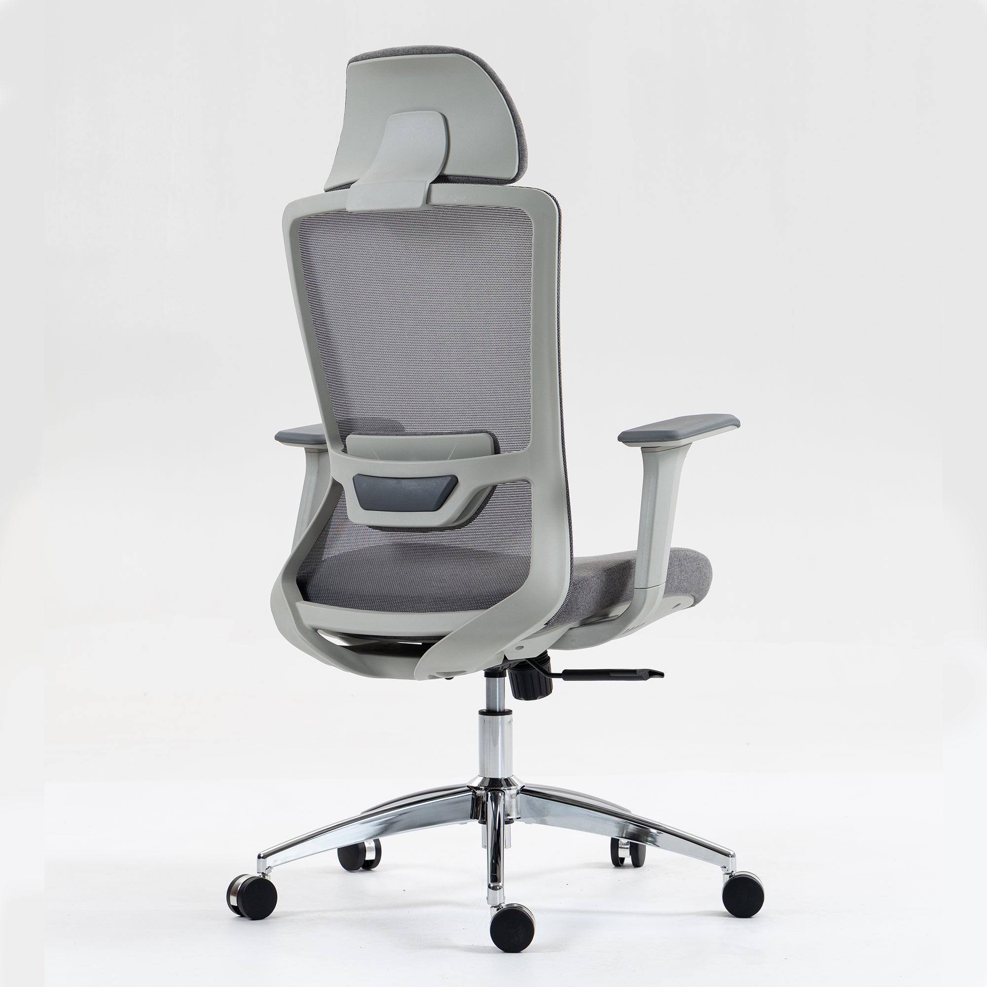 Silla SIT ejecutiva de oficina 300 lb, en color negro o gris nylon, poliéster, transpirable, tela | SIT-8322H-BK | SIT-8322H-GR