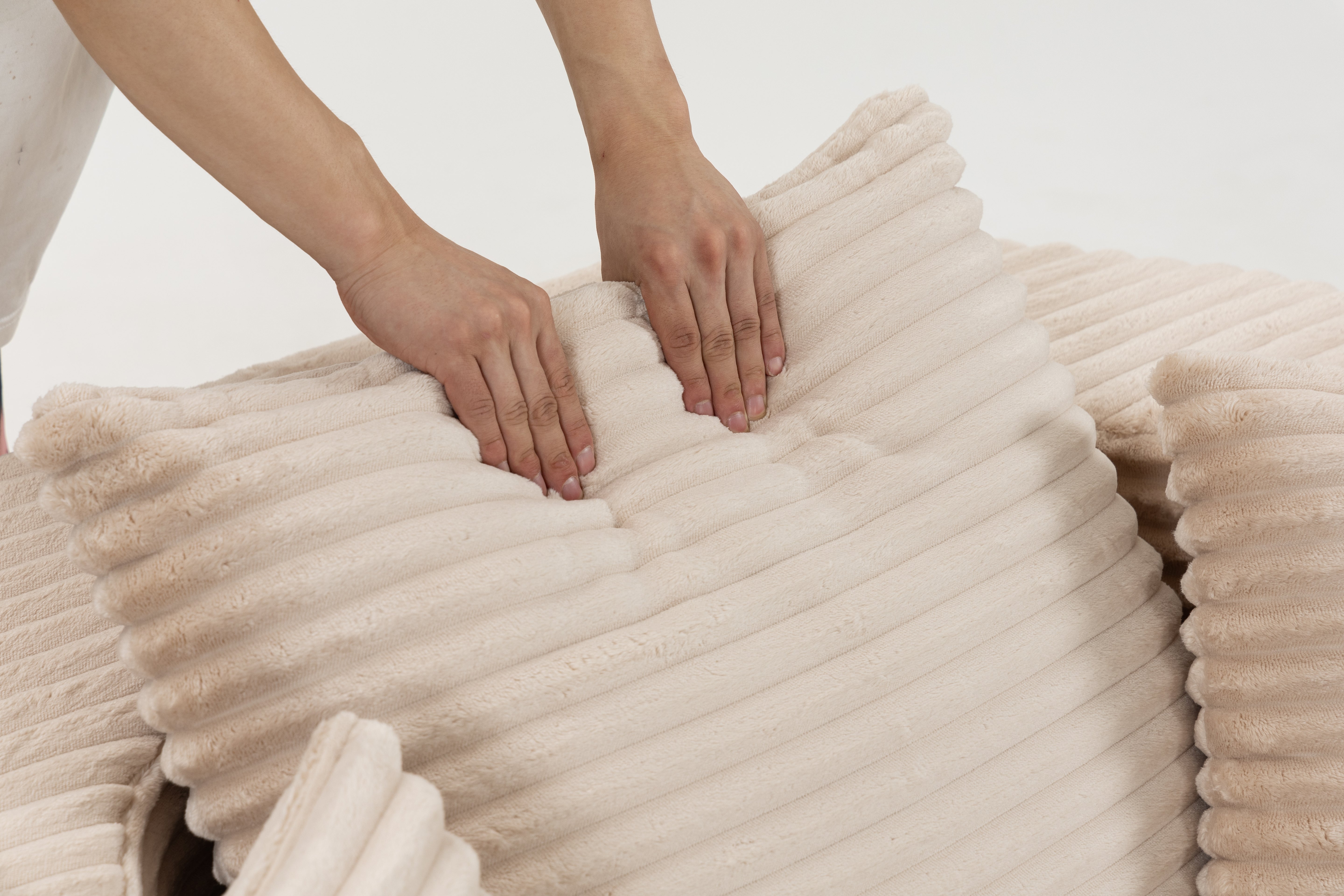 Sofá SIT Lumina individual foam de alta densidad color beige, gris, gris claro / 110 x 103 x 62.5 cm / SIT-LUMINA