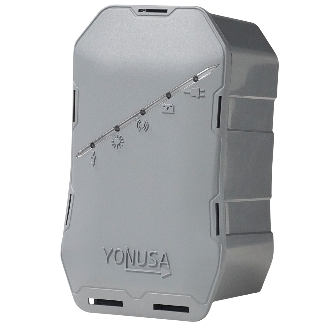 ENERGIZADOR YONUSA DE GENERACIÓN YONUSA, CUBRE 500 MTS LINEALES O 100 MTS EN 5 LINEAS,CONTROL REMOTO