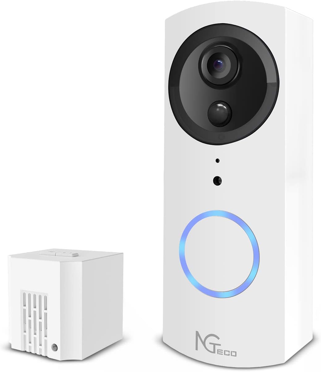 VIDEOTIMBRE CON TIMBRE ZKTECO, CAMARA WIFI 2MP, BATERIA HD INALAMBRICA, DETECCION DE MOVIMIENTO