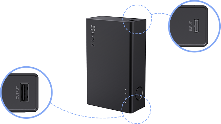 Batería recargable EZVIZ para cámaras 5V 5200mAh salida USB | PB18