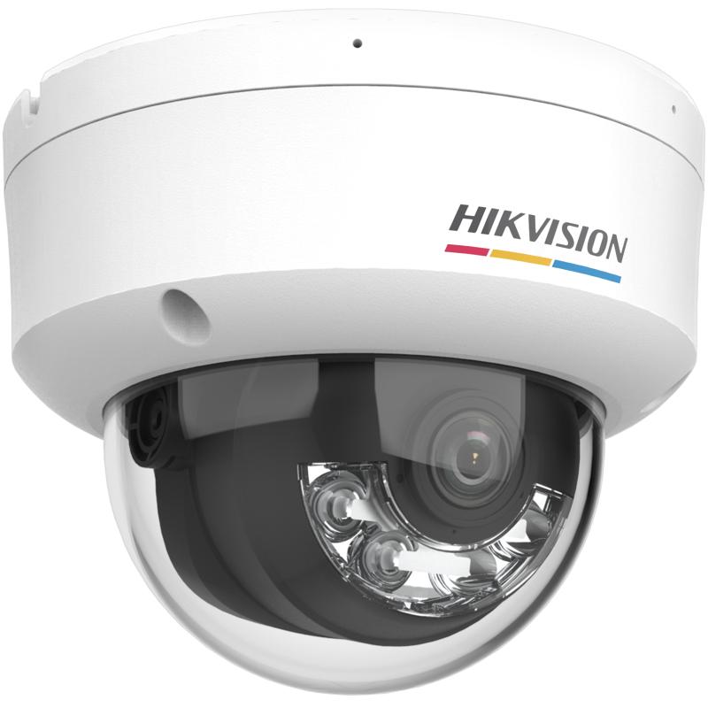 Cámara HIKVISION IP 4MP ColorVu 3.0 IR 30 m, lente 2.8 mm, SD hasta 512, micrófono IP67 IK08 | DS-2CD1147G3-LIU