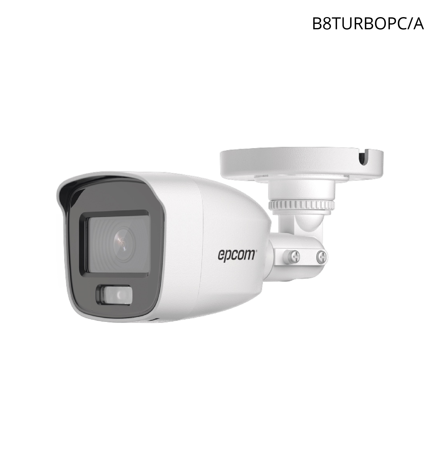 Cámara Epcom Bala 1080p TurboHD, Micrófono integrado, Imagen 24/7 a color, Exterior.