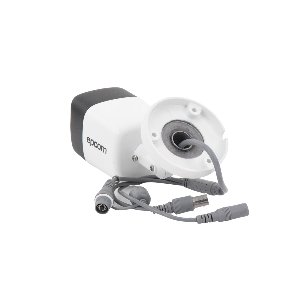 Cámara Epcom Bala de 5MP TurboHD, Exterior IP67, Micrófono Integrado, 30 MTS IR, Audio por Coaxitron.