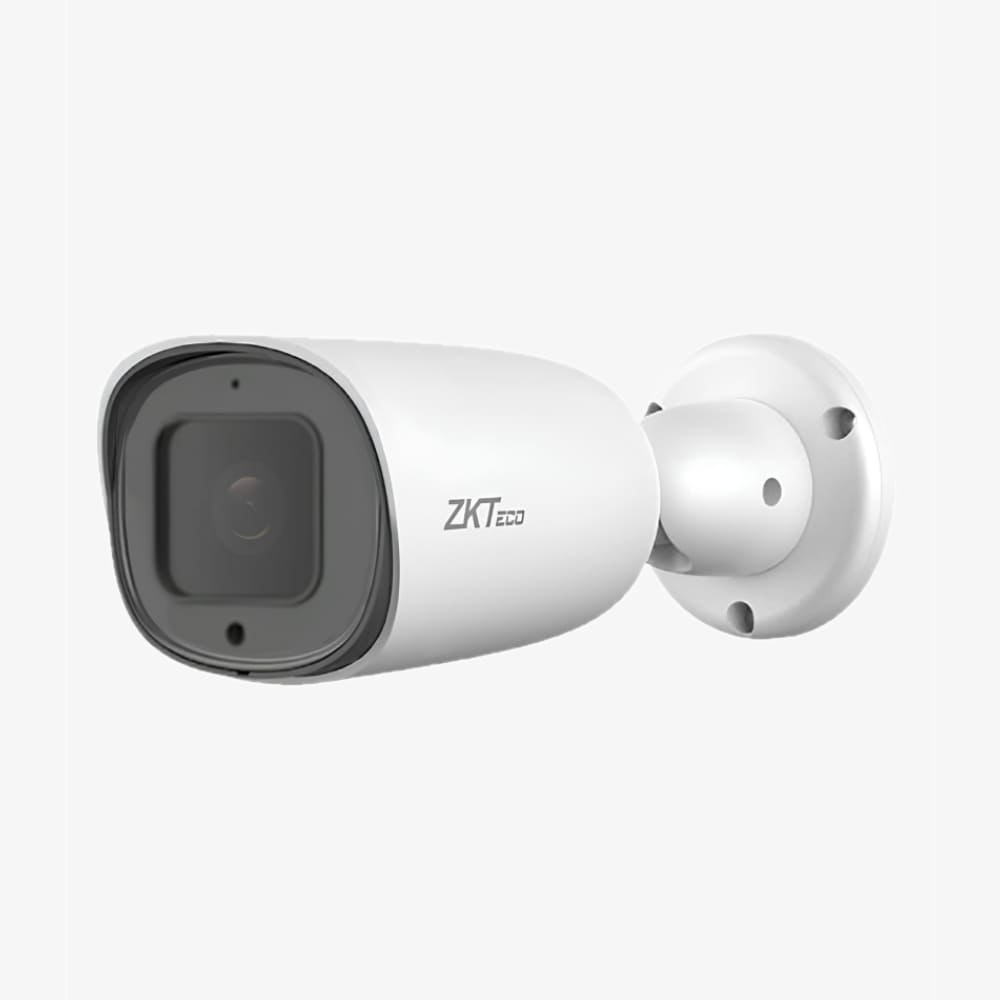 Cámara bala ZKTeco 1080P con reconocimiento de placas / 50 mts IR / 98% LPR / Lente motorizado H.265+
