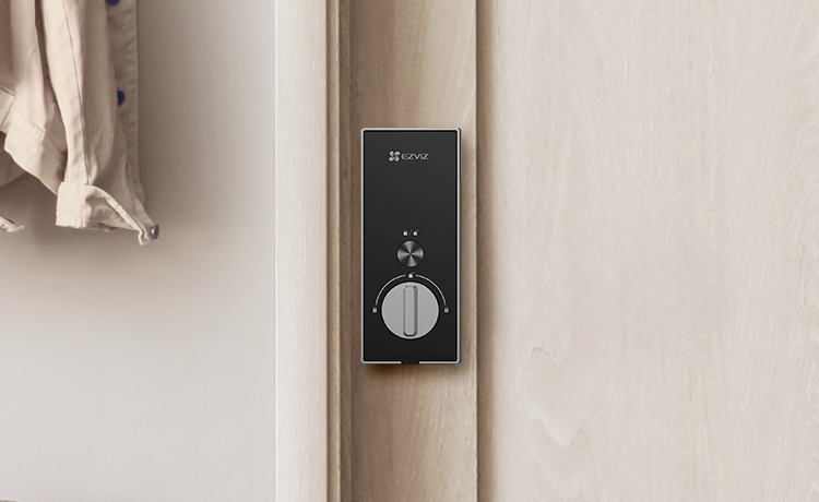 CERRADURA EZVIZ,DE PASADOR, HUELLA,NUMERICO,TARJETA, DESBLOQUEO DESDE LA APP, TIPO C