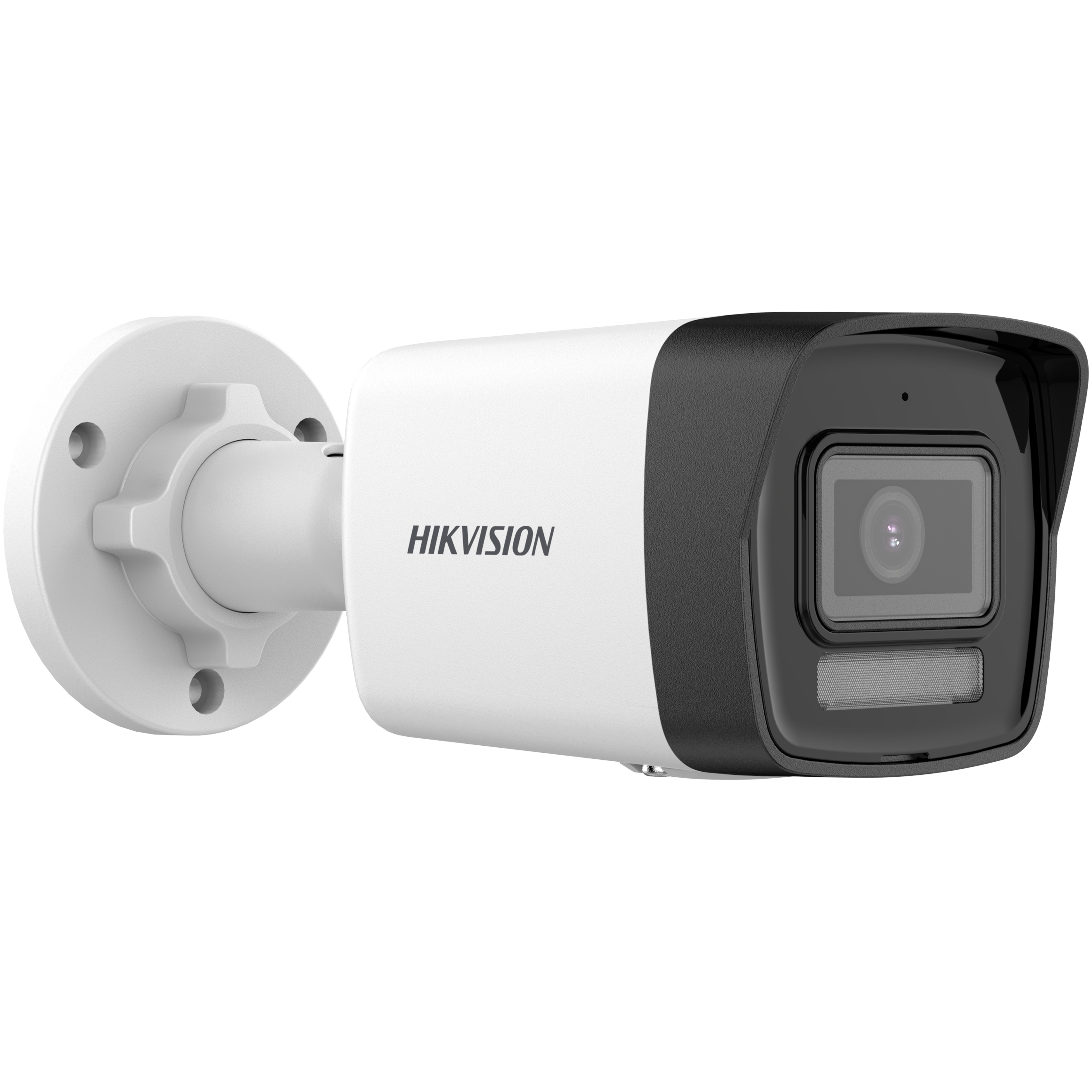 Cámara HIKVISION IP bala 4 MP lente 2.8 mm AcuSense Lite con micrófono IR EXIR 30 mts IP67 PoE ONVIF | DS-2CD1043G2-LIU