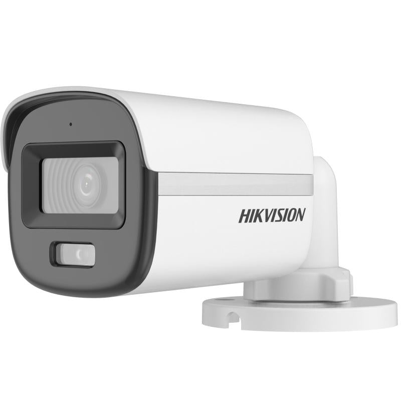 Cámara hikvision bala turbo HD 1080p dual light lente 2.8 mm micrófono integrado IP67 metálica