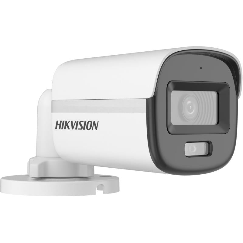 Cámara hikvision bala turbo HD 1080p dual light lente 2.8 mm micrófono integrado IP67 metálica