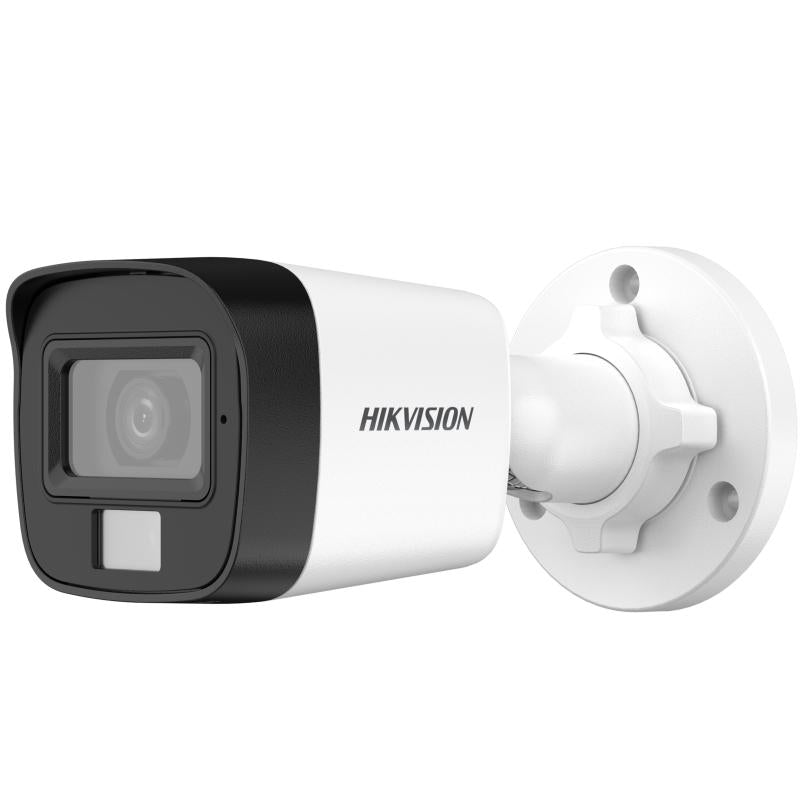 Cámara hikvision bala turbo hd 3k híbrida b/n colorvu lente 2.8 mm ip67 micrófono integrado