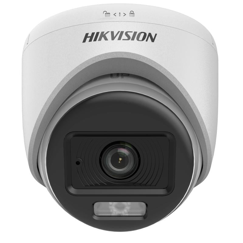 Cámara TurboHD HIKVISION domo 3K ColorVu IR 20 m lente 2.8 mm interior micrófono | DS-2CE70KF0T-LPFS