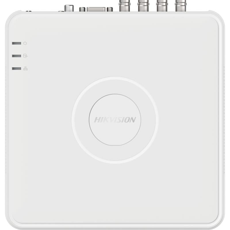 DVR Hikvision 8CH 1080p lite AcuSense lite audio por coaxitrón y bidireccional H.265+ 2CH IP HDD 4tb