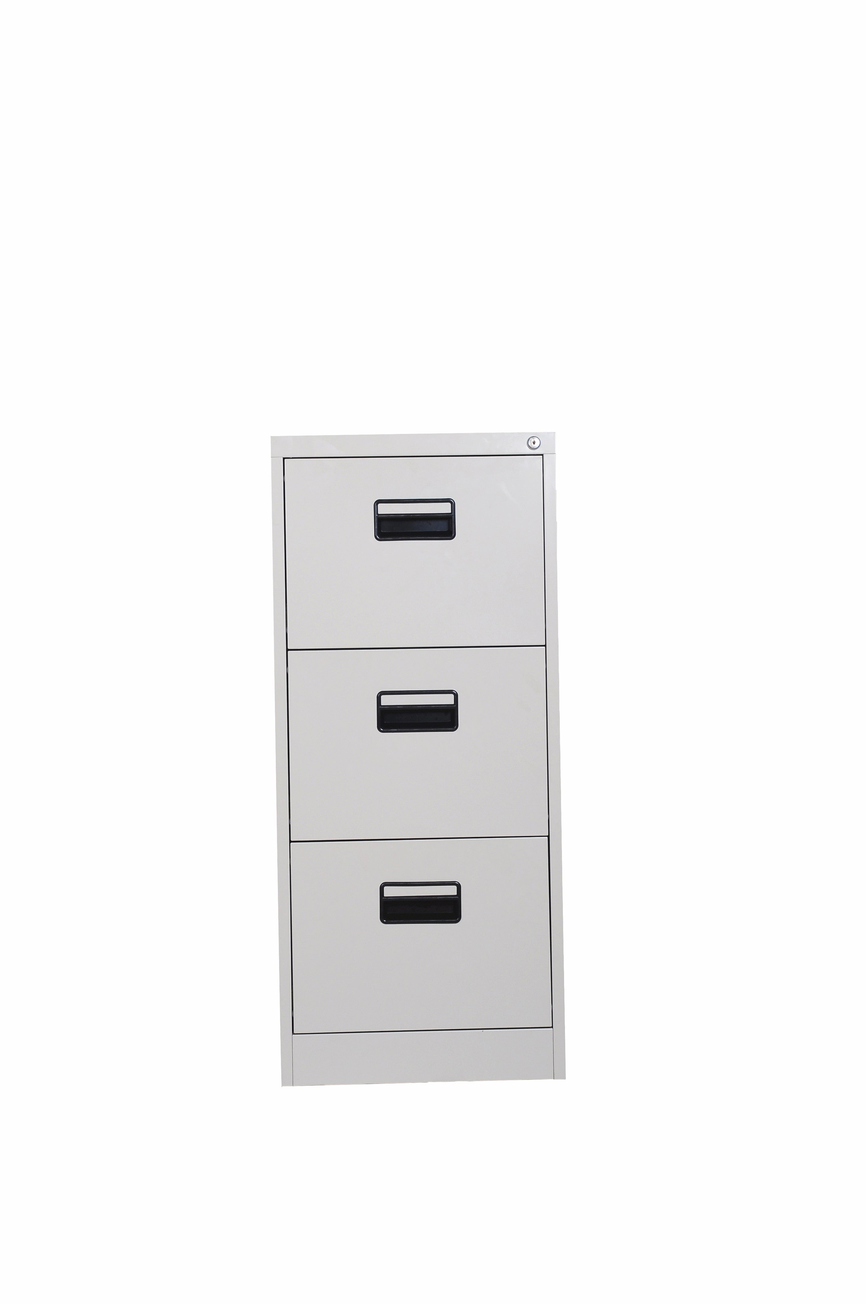 Archivero Vertical iOffice, 3 Cajones, Acero, Color gris claro, Cerradura con 2 llaves.