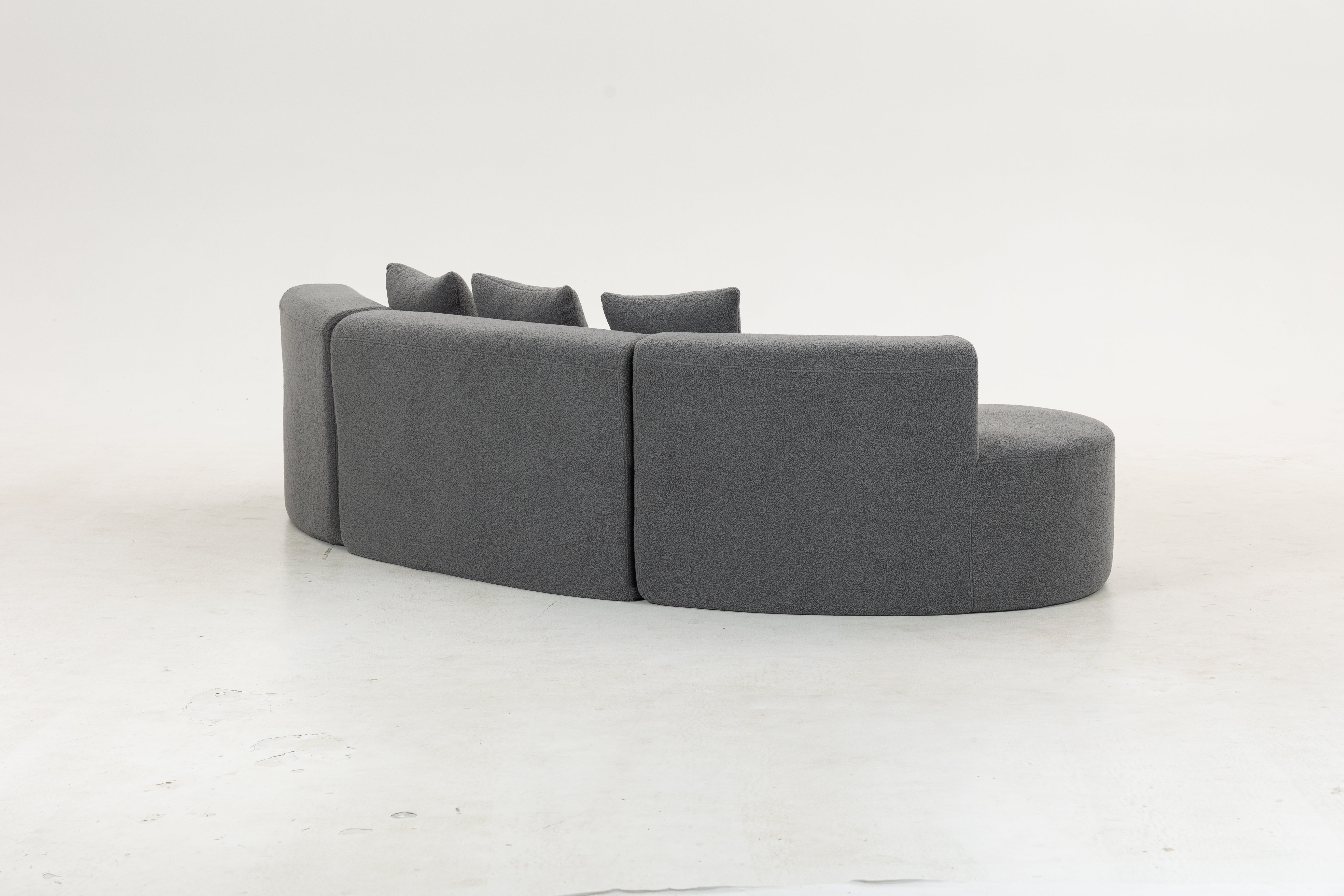 Sofá SIT Elisse foam de alta densidad color azul gris / medidas 284 x 133.5 x 68 cm SIT-ELISSE