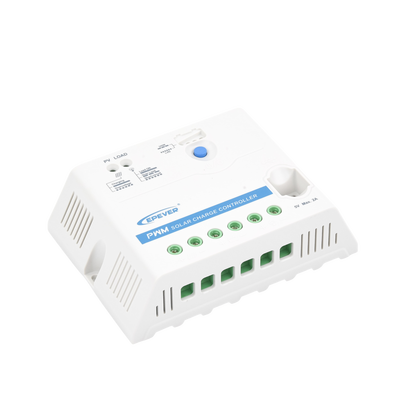 Controlador Solar Epever, PWM 12/24V, 30A, Salida USB.