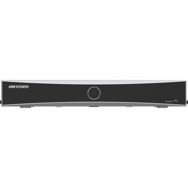 NVR HIKVISION 12 MP 4K 8POE + reconocimiento facial AcuSense 1HDD 10TB H265+ ANR | DS-7608NXI-K1/8P/VPro