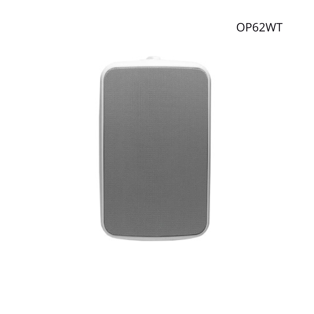 Parlante TruAudio Color Blanco para Montaje en Superficie, Exterior, 2 vías, Tweeter de 1in.