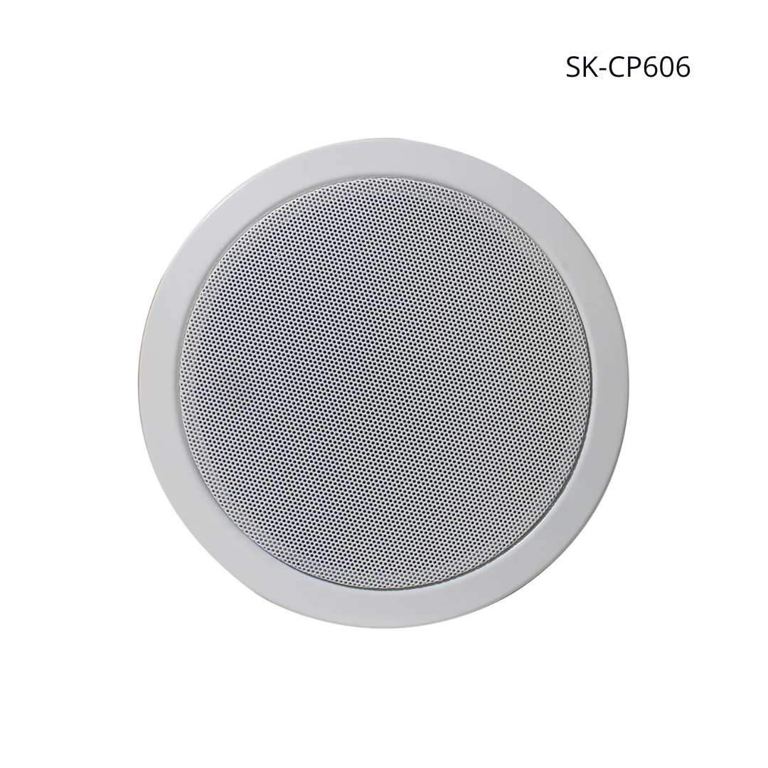 Parlante SKAUDIO de Techo Blanco, 100/70v, 3-6w, de 6.5 Pulgadas.