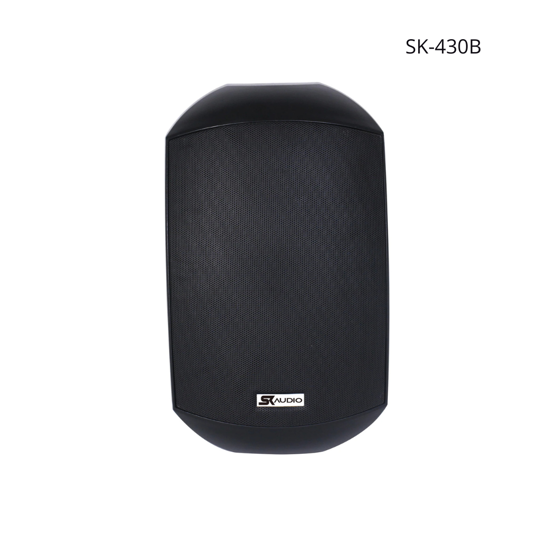 Parlante SKAUDIO Negro/Blanco, Montaje de Pared, IP66 Exterior, 5w/10w/20w, 8ohms, 30w.