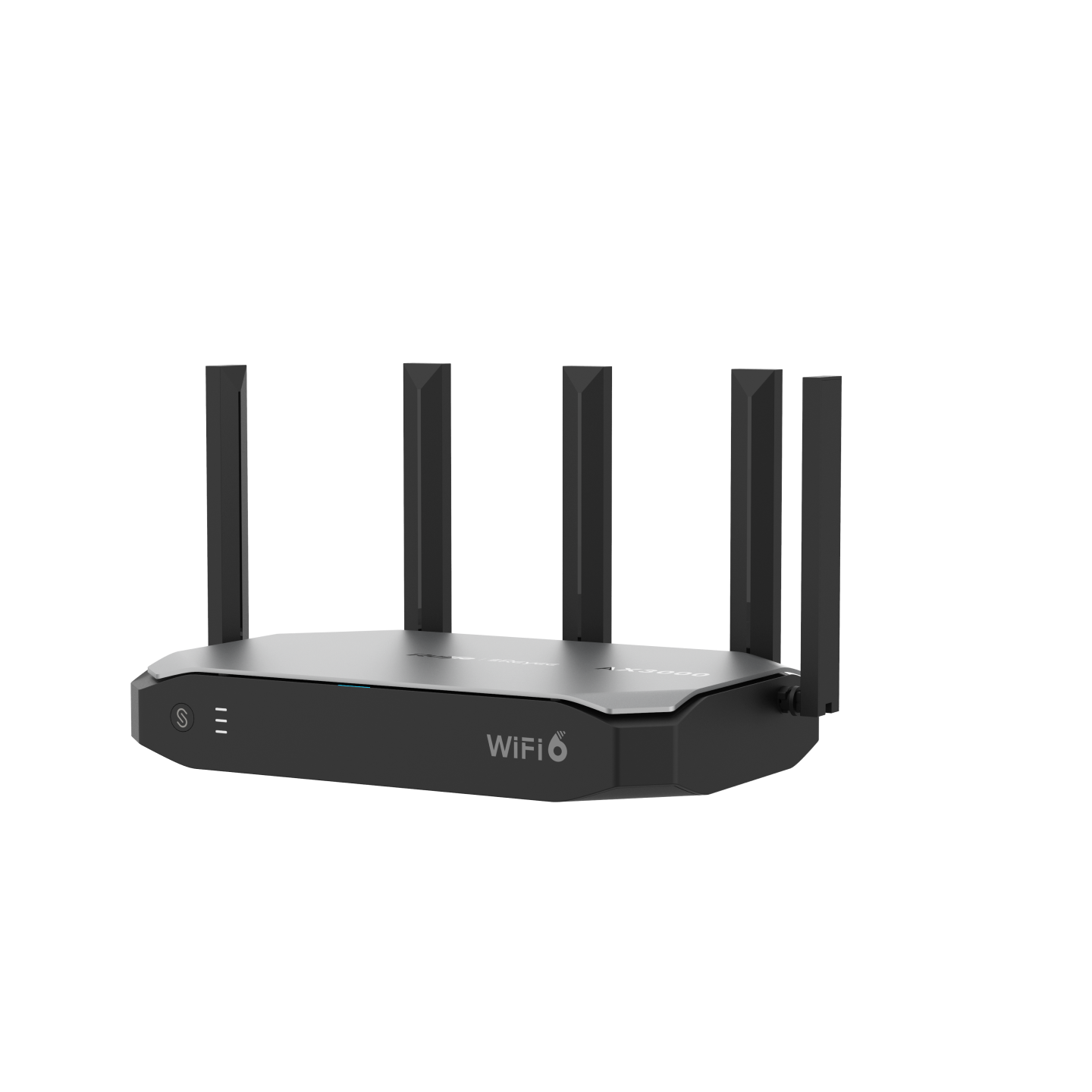Router inalámbrico Ruijie WiFi 6, todo en uno, 2976 Mbps, 180 usuarios, 5 puertos GE, 5 antenas externas