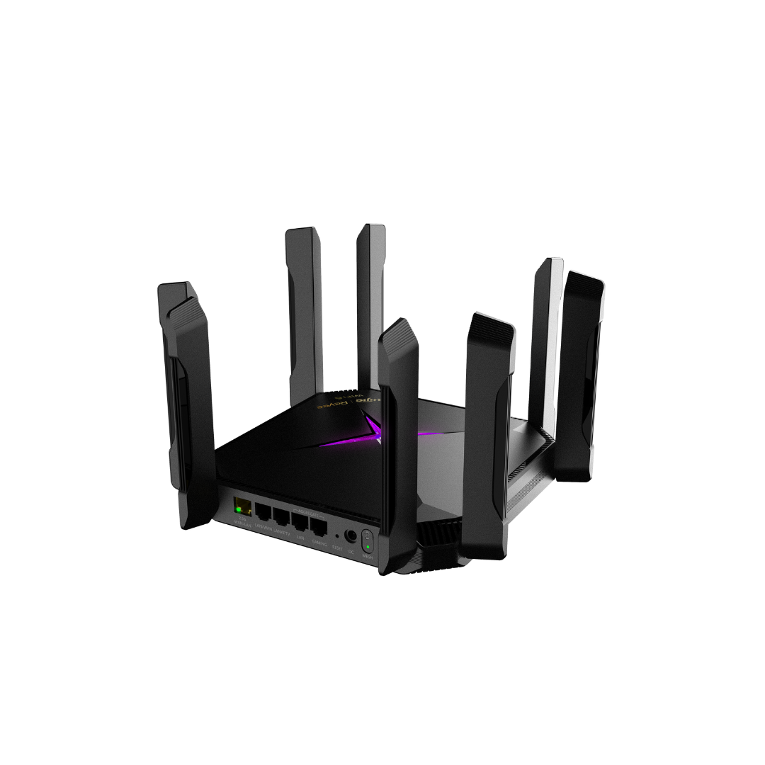 Router Ruijie 8 antenas, inalámbrico mesh, gaming, suma ancho de banda, 4 puertos LAN gigabit, WiFi 6 RGEW6000GX