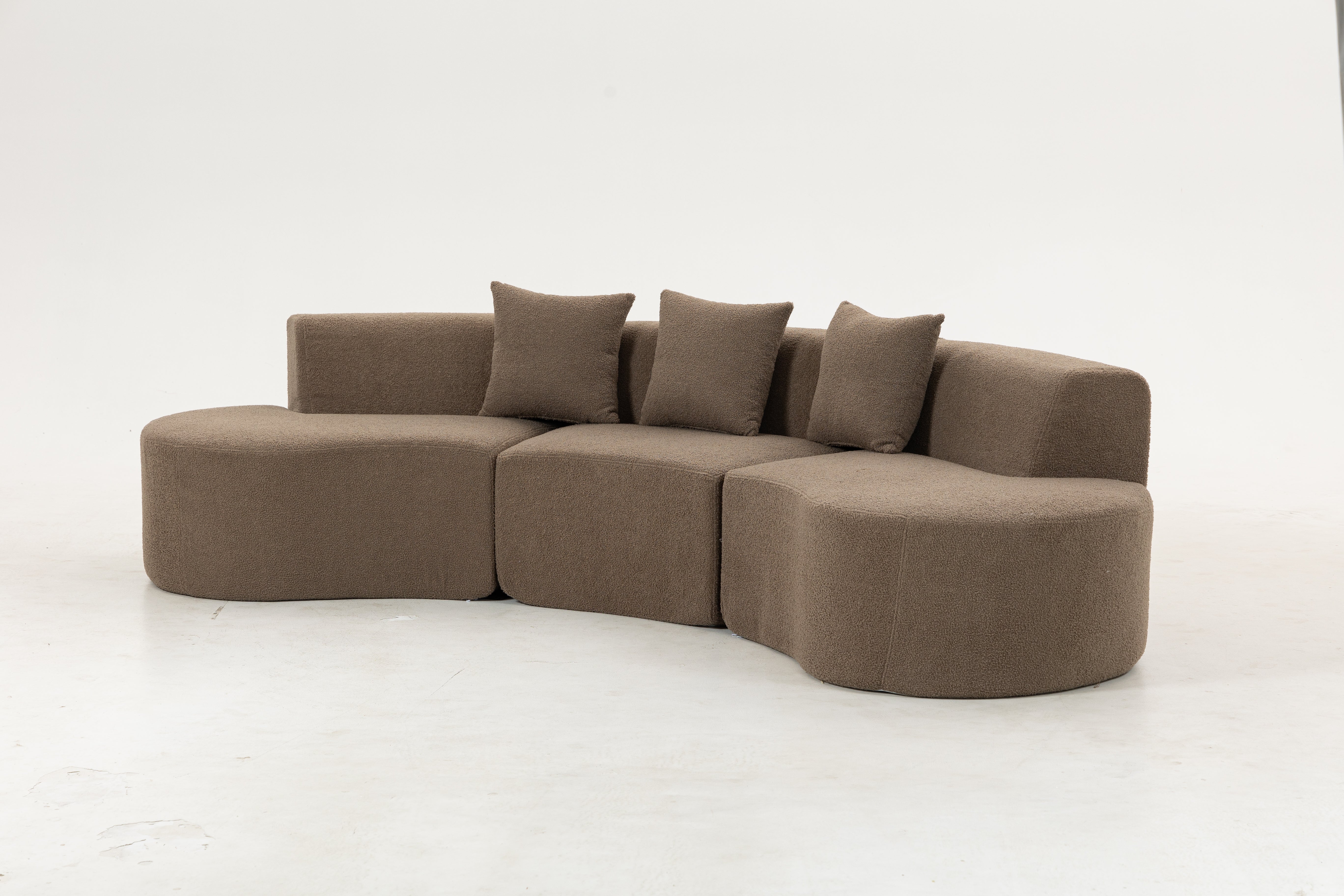 Sofá SIT Elisse foam de alta densidad color azul gris / medidas 284 x 133.5 x 68 cm SIT-ELISSE