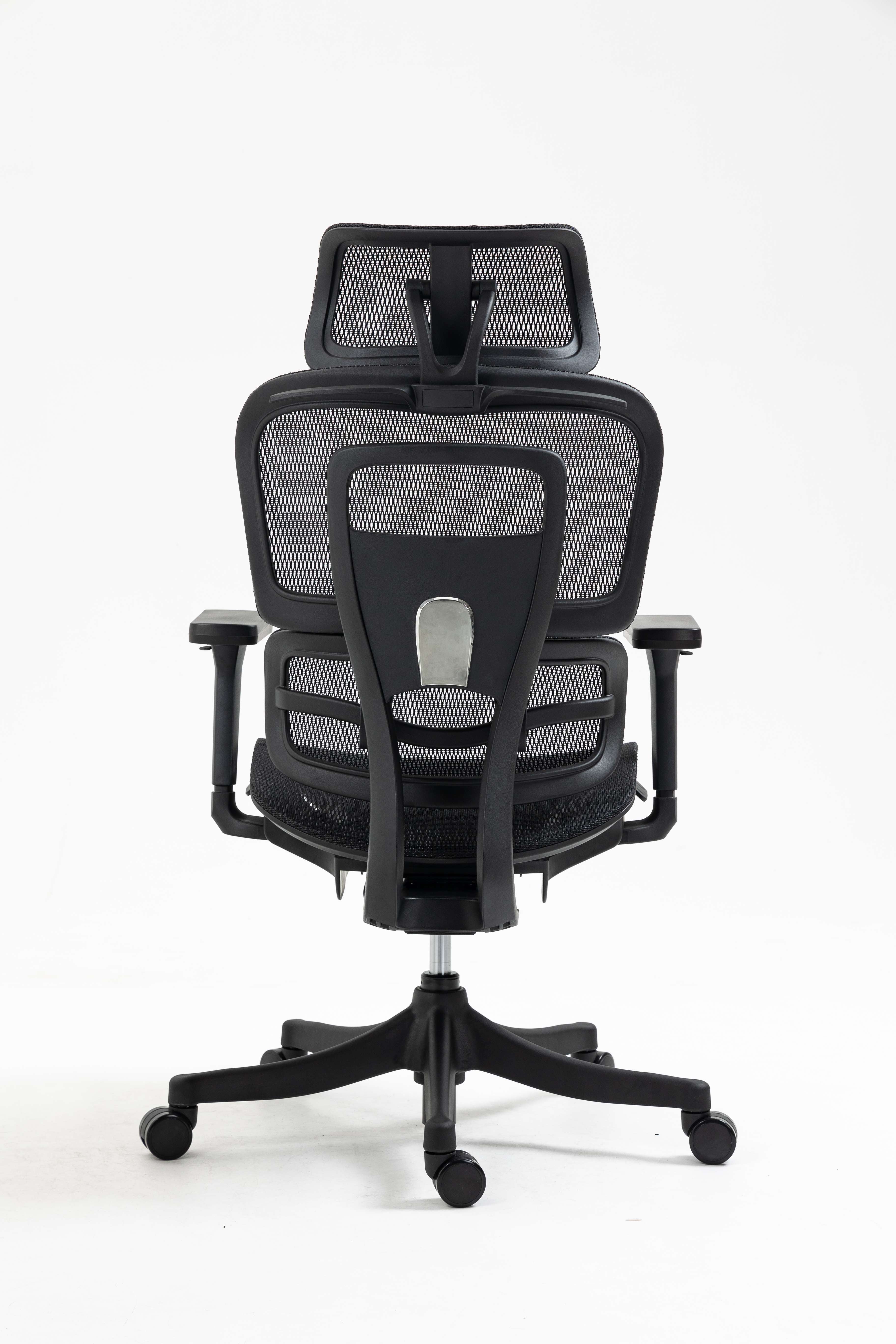Silla SIT gerencial, reposacabezas, altura ajustable, bloqueo de asiento, 300 lbs, malla elástica