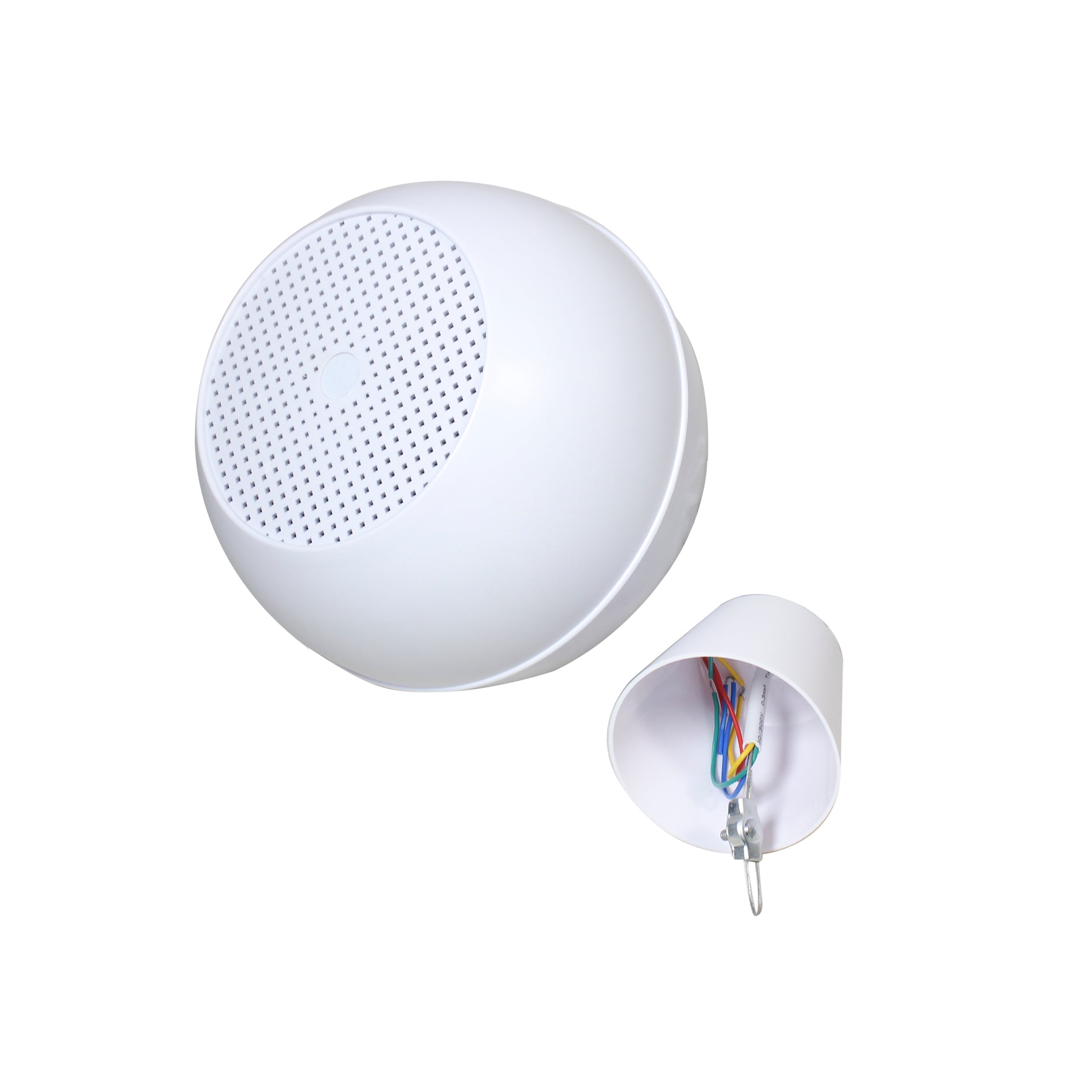 Parlante Colgante SKAUDIO, Blanco 2.5/5/10W para Aplicaciones Sin Cielo Falso.