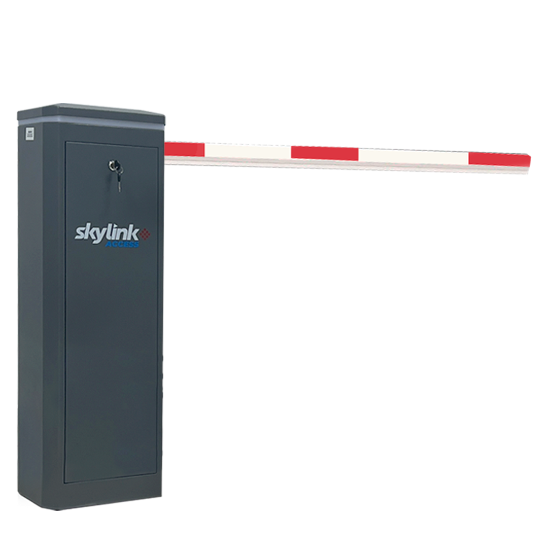 BARRERA VEHICULAR SKYLINK ACCESS, BRAZO DE 4.5 MTS, IZQ/DER, MOTOR 150W, 1-6S APERTURA, CONTROL 30MTS