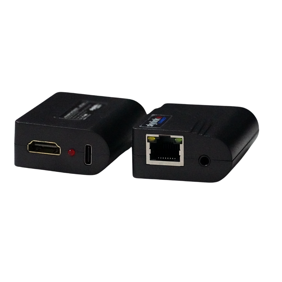 EXTENDER HDMI ACTIVO DE 1 CANAL SKYLINK, 60 MTS, CONTROL REMOTO INFRARROJO, CABLE USB-A A TIPO-C