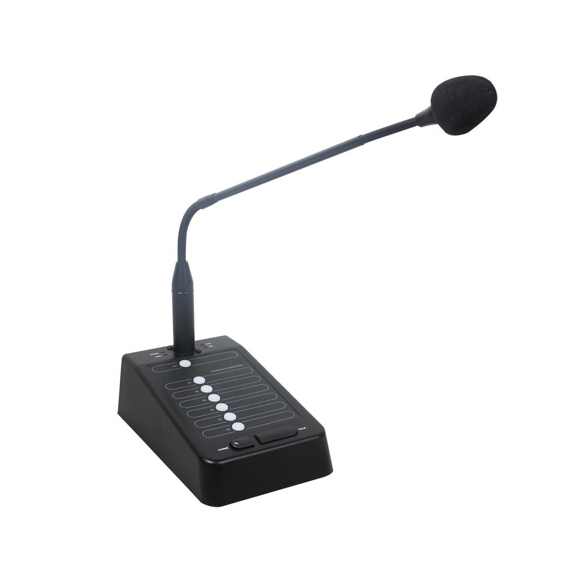 Micrófono SKAUDIO de 6 Zonas para Amplificadores SK-MPRO, Conector RJ45.