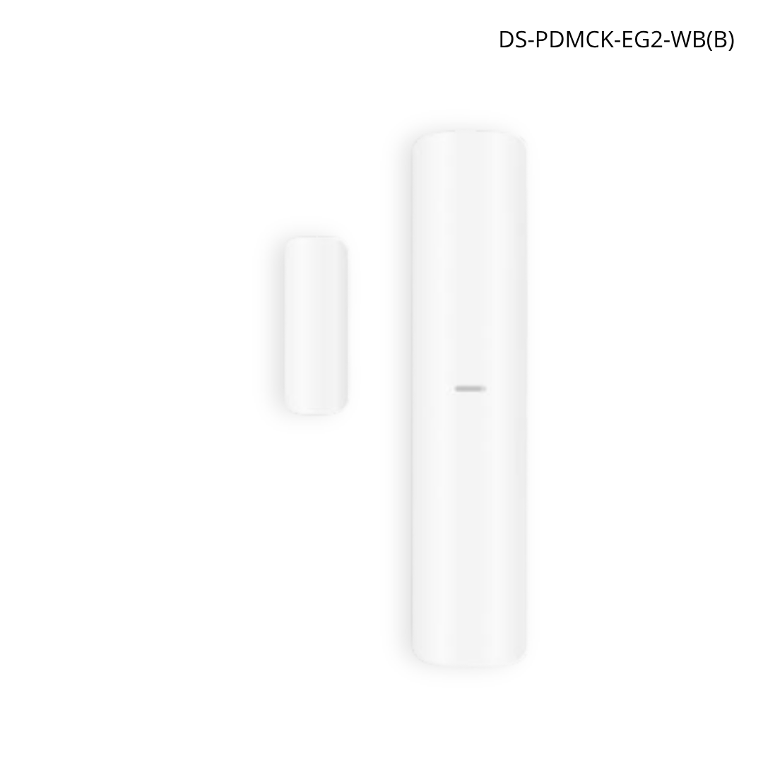 Detector de impacto HIKVISION AXPRO + magnético inalámbrico 3 en 1 soporta 2 zonas cableadas | DS-PDMCK-EG2-WB(B)