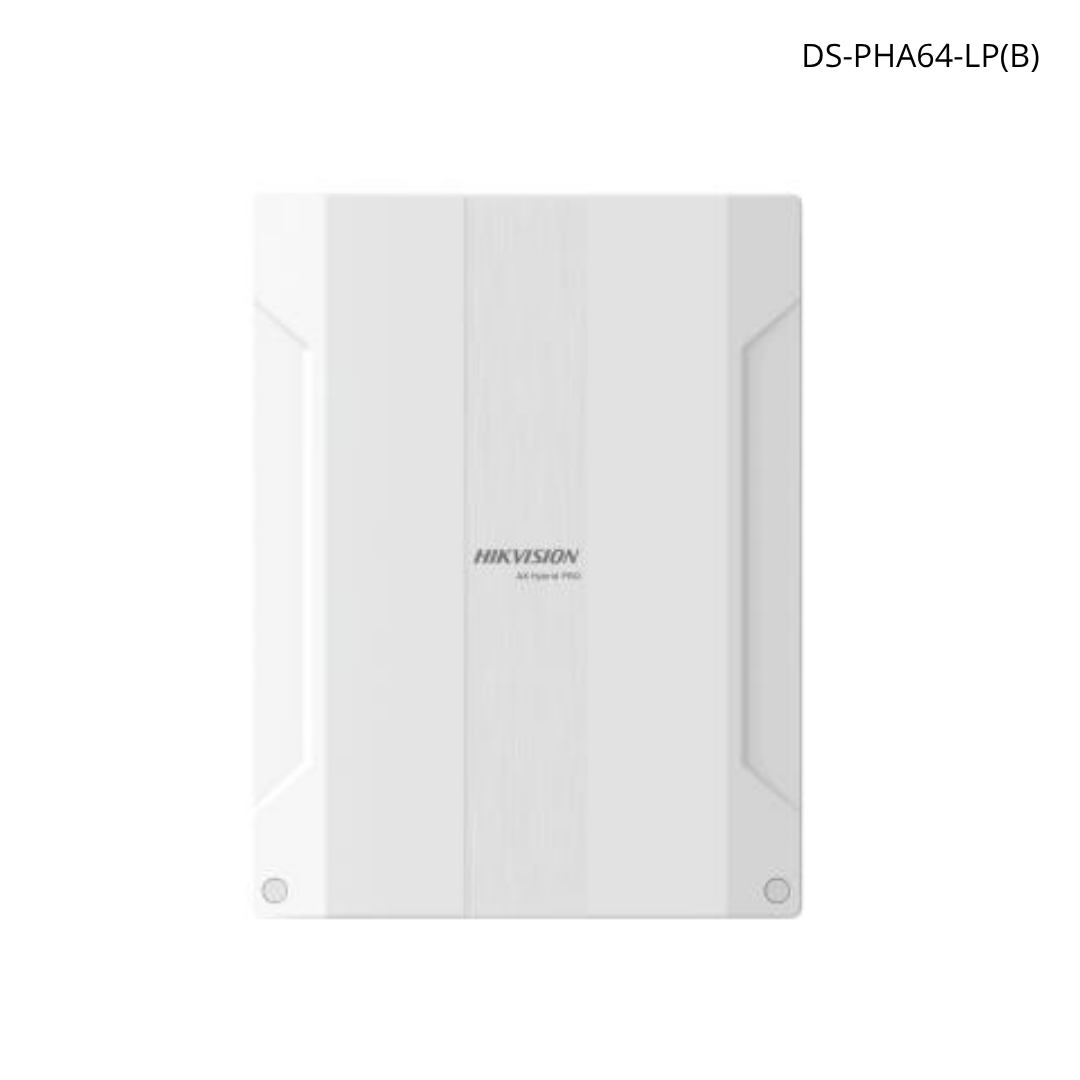 Panel alarma HIKVISION AX HYBRID PRO 64 zonas 8 cableadas TCP/IP 100-240VAC | DS-PHA64-LP(B)