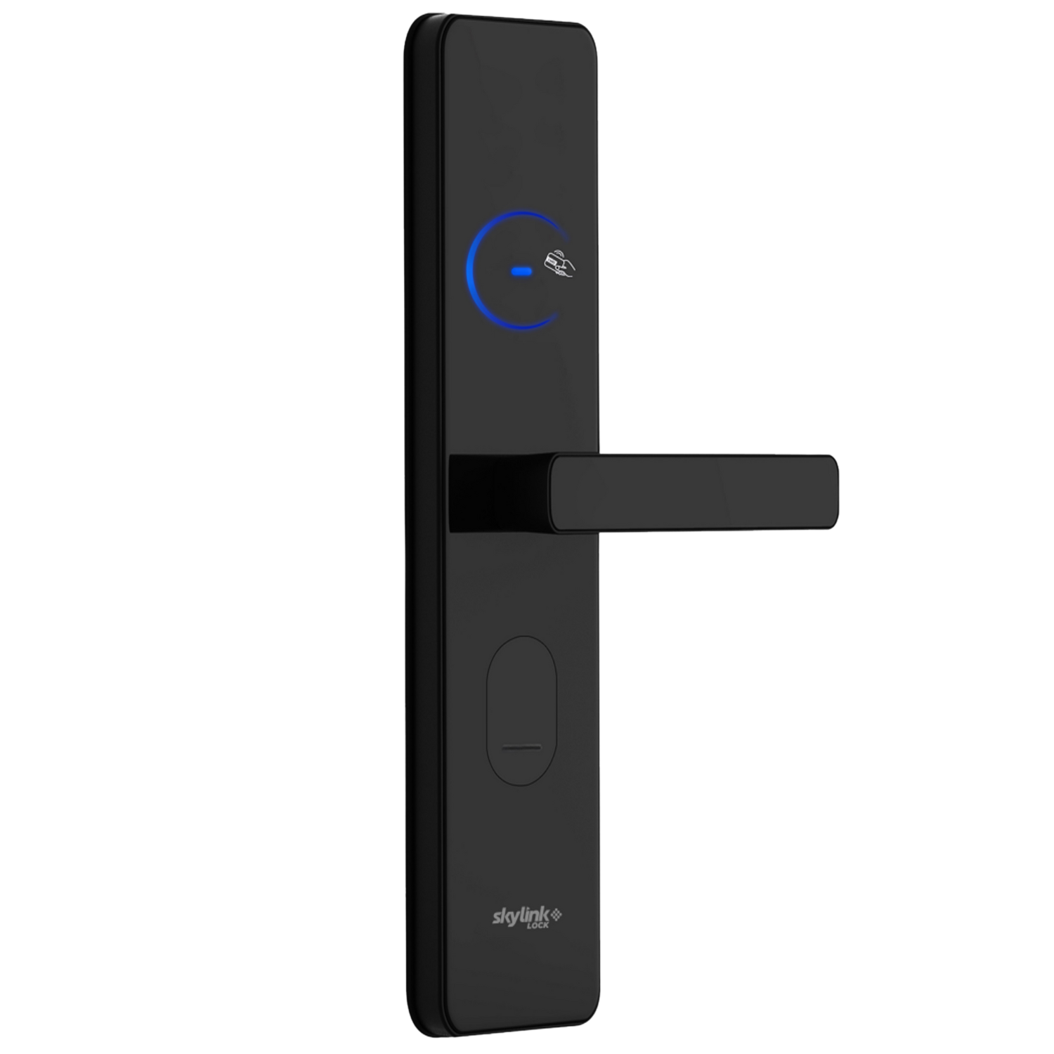 CERRADURA SKYLINK PARA HOTEL / IZQUIERDA O DERECHA/ COLOR NEGRO CODIGO, TARJETA Y LLAVE