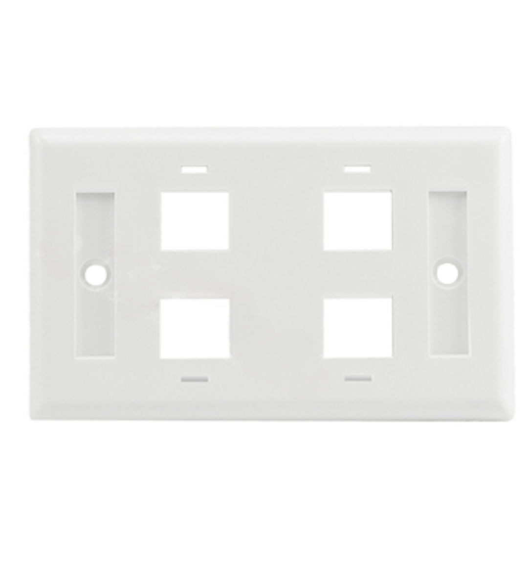 Tapadera Link basic 2x4 de 4 puertos