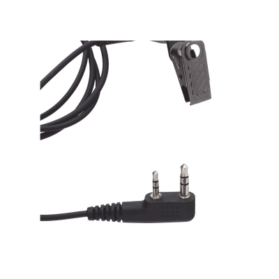 Micrófono TXPRO, audífono de solapa con tubo acústico para Radios KENWOOD y TXPRO.