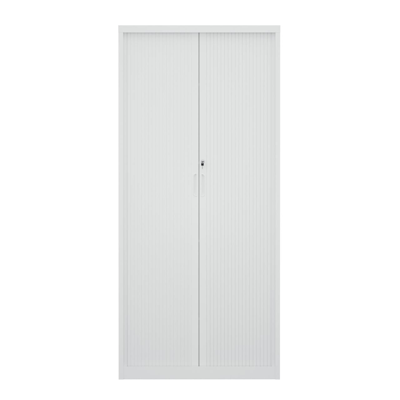 Armario archivador ioffice con ranura de acero color gris claro 1850x900x400mm IOFF-FCRDG
