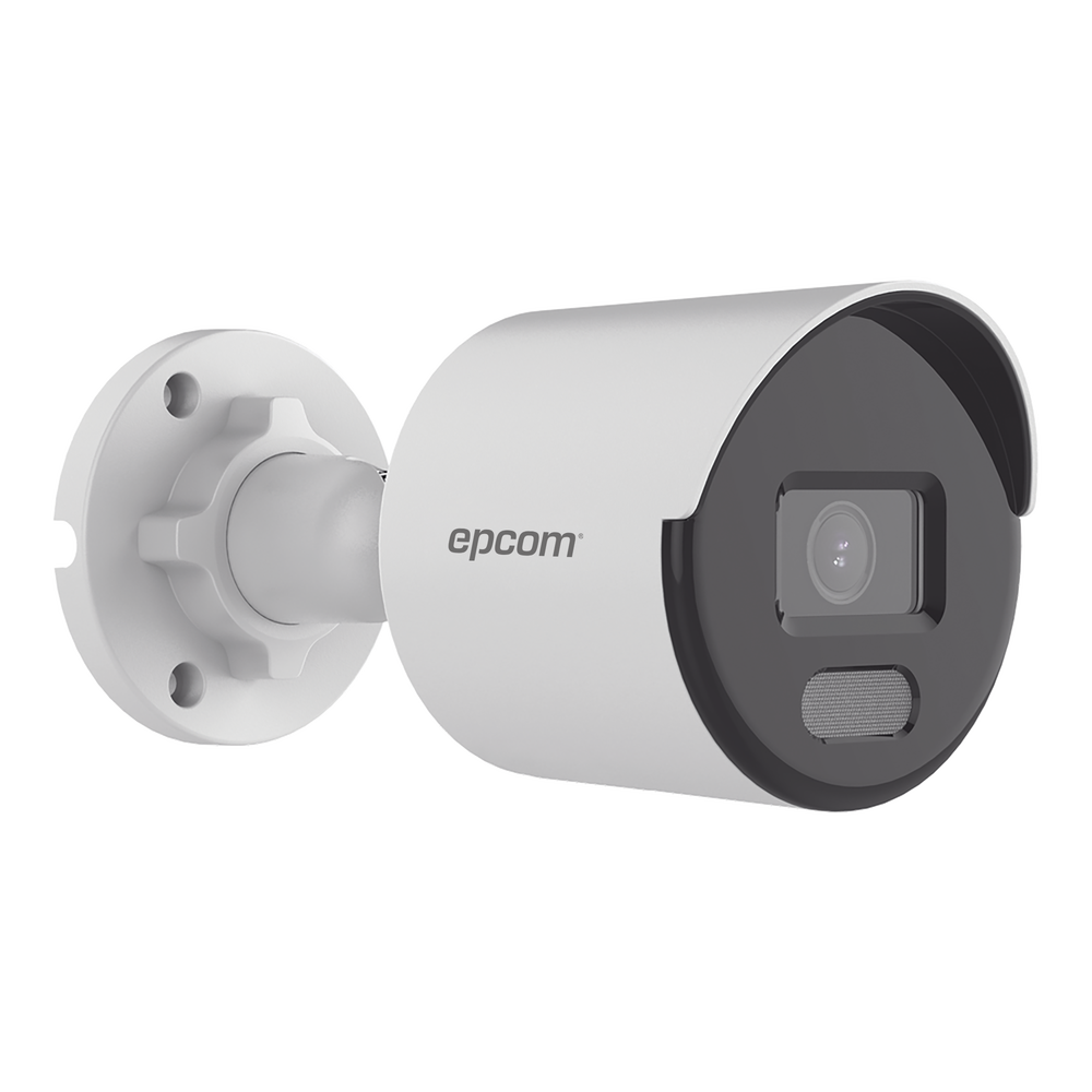 Cámara Epcom Bala IP 4 MP, Color Plus, Lente 2.8 mm, 30 MTS IR, IP67, SensePlus.
