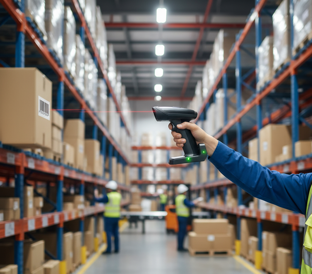 Escáner ZKTeco inalámbrico para imágenes y códigos de barra