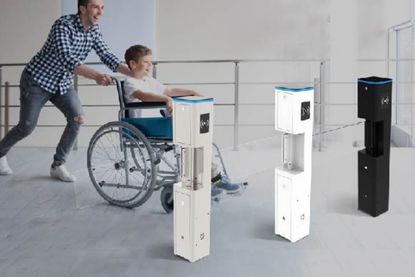 Torniquete de barrera giratoria de un solo carril de cristal ZKTeco | SBT2000S