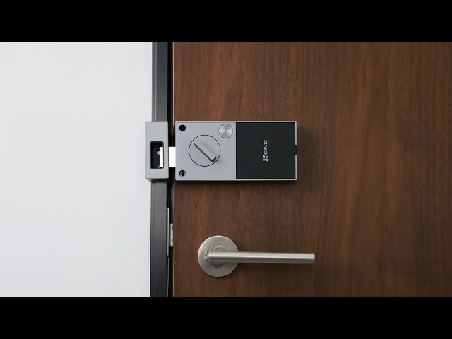 CERRADURA EZVIZ,PASADOR SUPERFICIAL, HUELLA,NUMERICO,TARJETA,WIFI, DESBLOQUEO DESDE LA APP, TIPO C