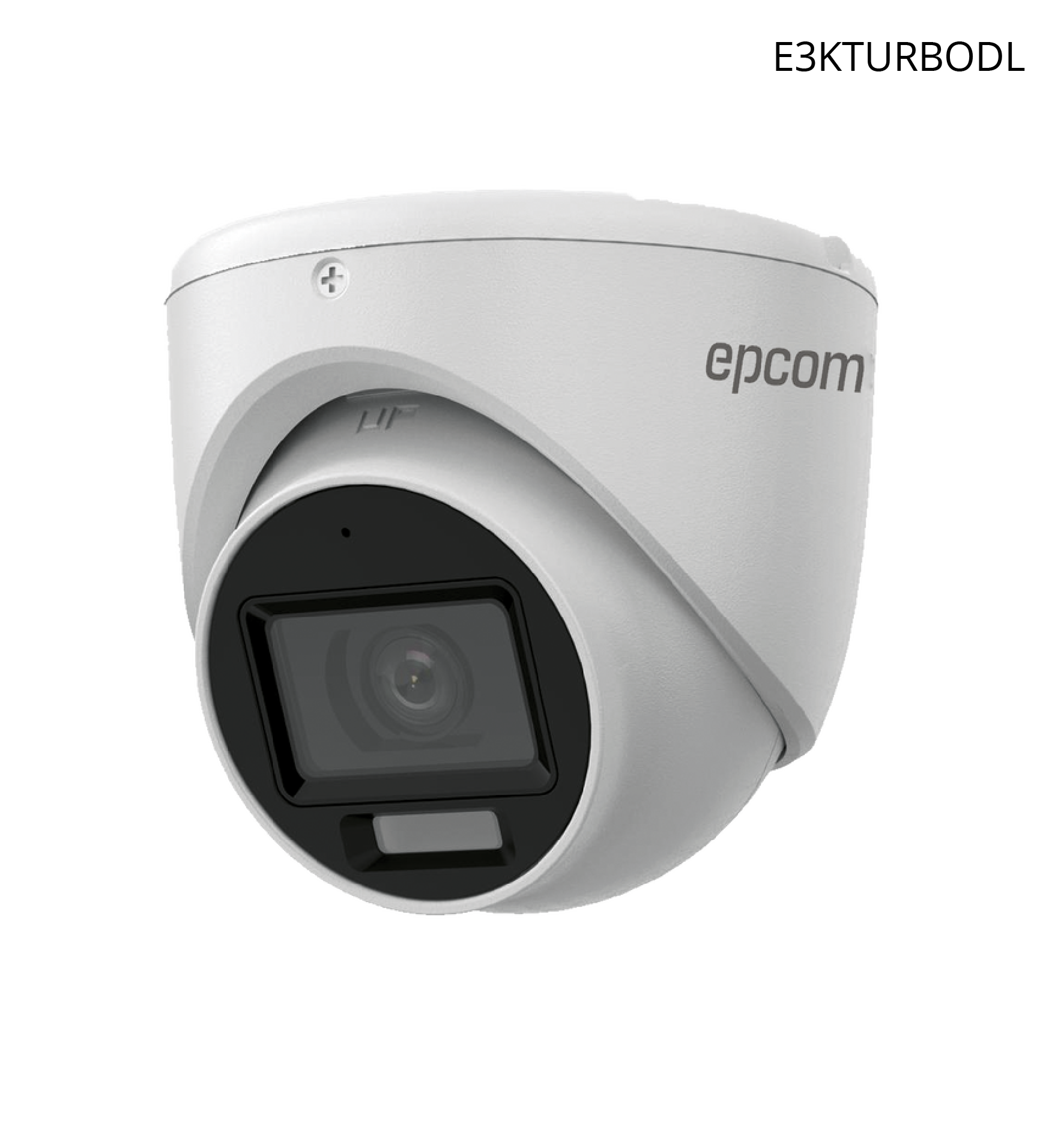 Cámara Epcom Domo 5MP 3K, TurboHD 3K, Lente 2.8 mm, Dual Light 20 MTS IR + 20 MTS, Metal, IP67.