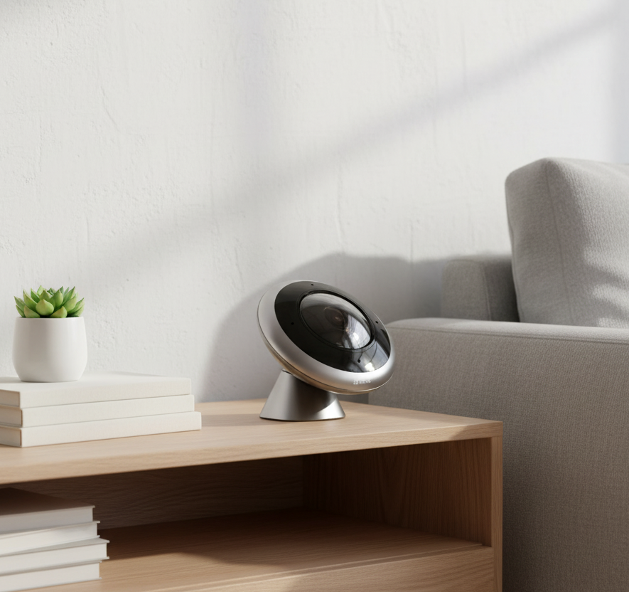 Cámara ezviz wifi de 5MP, panorámica fisheye