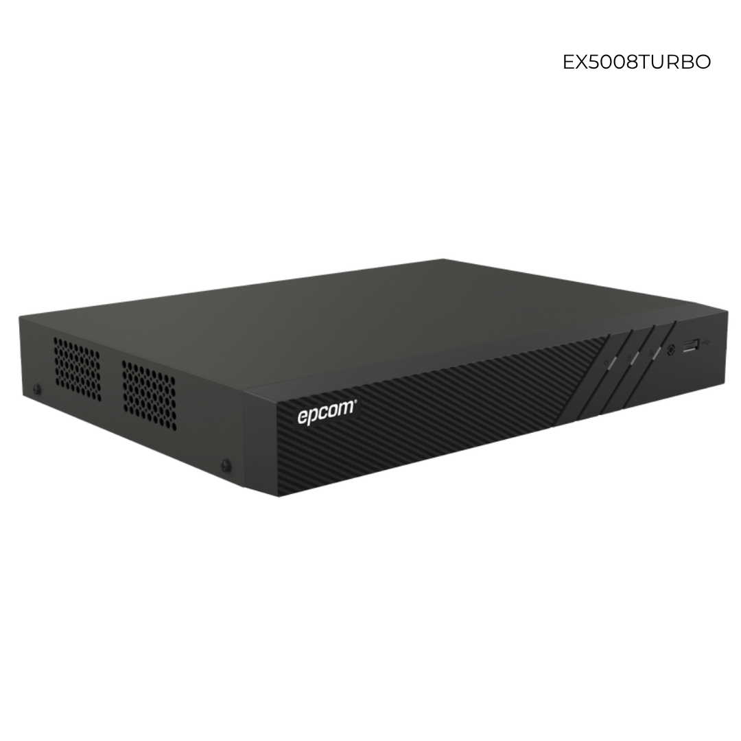 DVR epcom de 8 canales turboHD de 5MP LITE