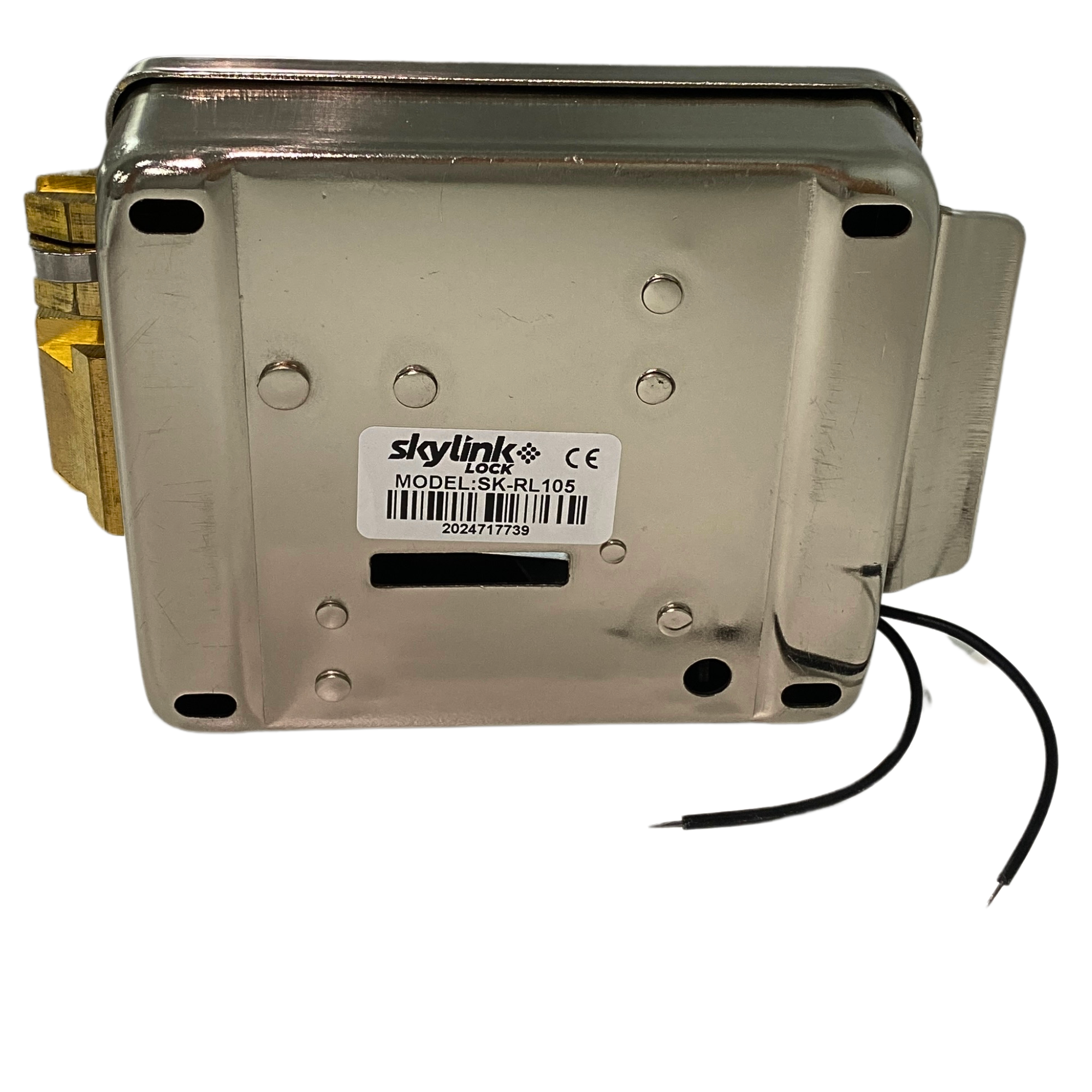 CERRADURA ELECTRICA SKYLINK CON BOTON DE SALIDA, INCLUYE LLAVE, EXTERIOR, IZQUIERDA Y DERECHA