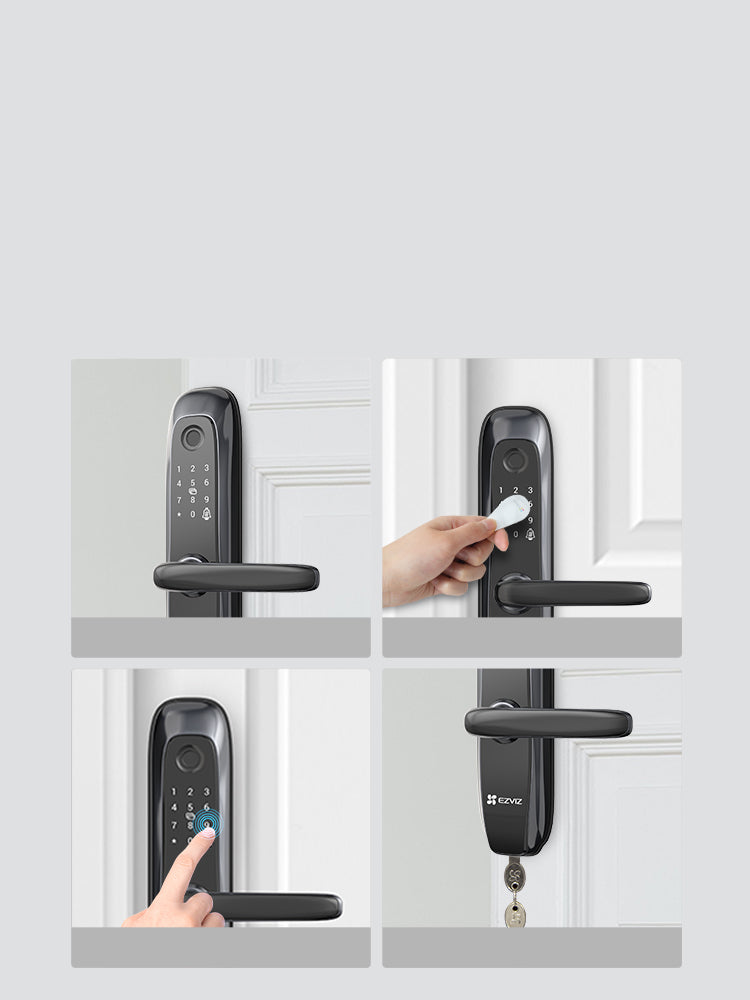 Cerradura Inteligente Ezviz con huella Dactilar / Alerta en tiempo real / Timbre electrónico / Alertas